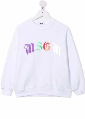 MSGM Kids толстовка с логотипом