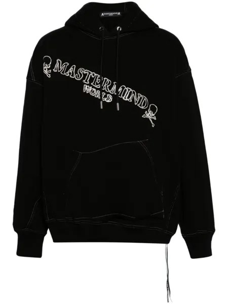 Mastermind World худи с аппликацией, черный