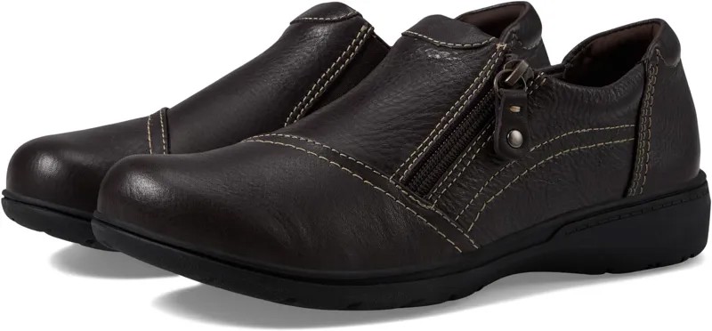 Лоферы Carleigh Ray Clarks, цвет Dark Brown Leather