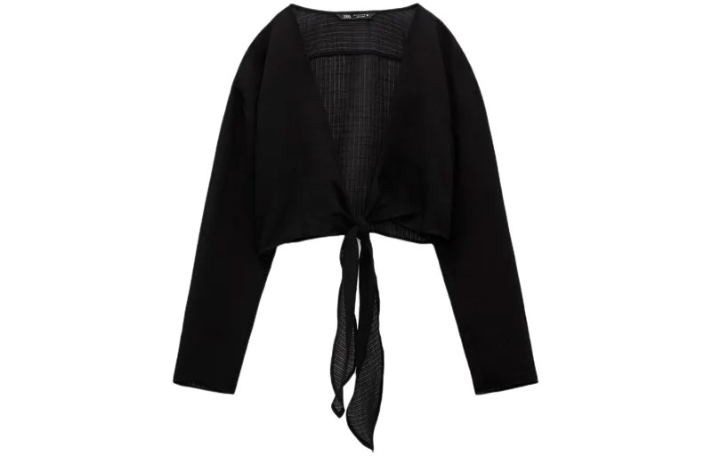 Футболка женская черная Zara
