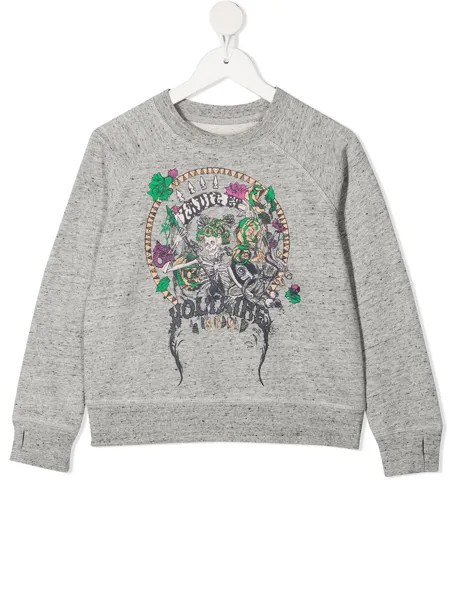 Zadig & Voltaire Kids толстовка с логотипом