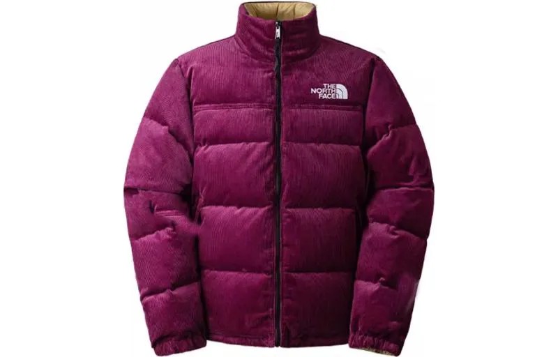 Nuptse пуховик мужской фуксия The North Face, фуксия