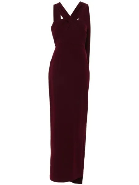 Roland Mouret платье кади, красный