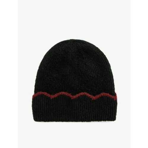 Шапка KOTON Женская шапка, размер T, черный