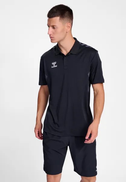 Рубашка поло LAUTHENTIC FUNCTIONAL Hummel, цвет black