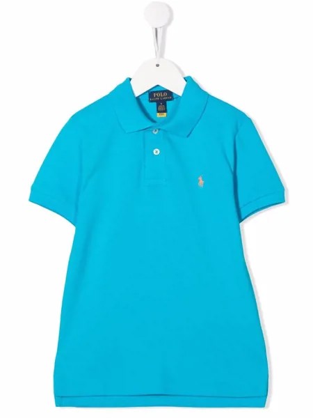 Ralph Lauren Kids рубашка поло с вышивкой Polo Pony