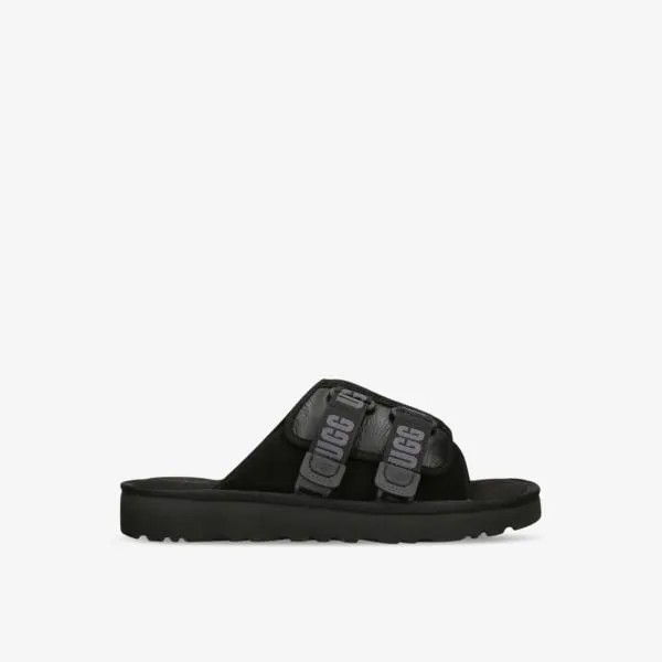 Замшевые шлепанцы Goldencoast с двойным ремешком Ugg, черный