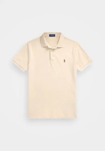 Рубашка поло CUSTOM FIT STRETCH MESH POLO SHIRT Ralph Lauren, цвет Expedition Dune Heather