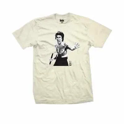 Футболка с короткими рукавами DGK x Bruce Lee Fierce (кремовая) с рисунком