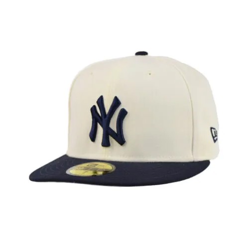 New Era New York Yankees 2000 World Series 59Fifty Mens Fit Hat Off White