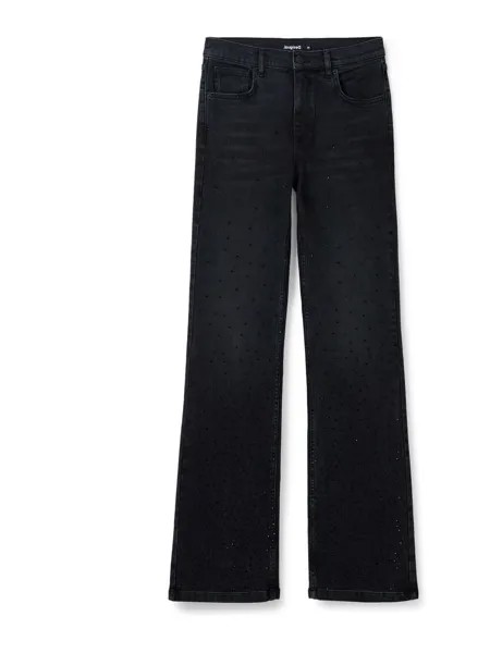 Расклешенные джинсы Desigual, черный