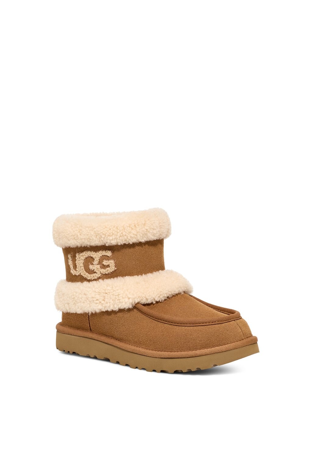 Ботинки UGG ULTRA MINI FLUFF, цвет chestnut