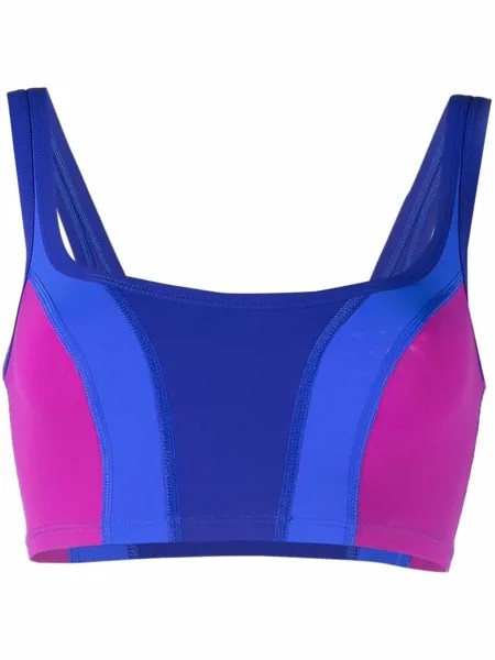 Isabel Marant Étoile colour-block panelled sports bra