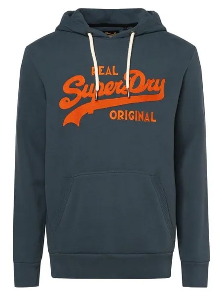 Пуловер с капюшоном Superdry, серый