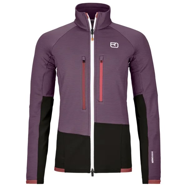 Флисовая жилетка Ortovox Women's Fleece Rib, цвет Wild Berry