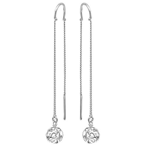 Серьги-цепочки из серебра 1003560829330 RICH LINE