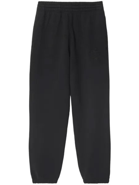 Burberry спортивные брюки Equestrian Knight из хлопка, черный