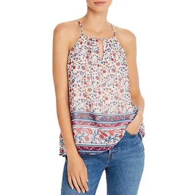 Рубашка Aqua Womens Paisley Keyhole Top Cami BHFO 6474