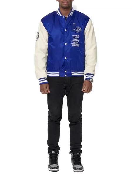 Бомбер мужской NoBrand AD77166 синий 3XL