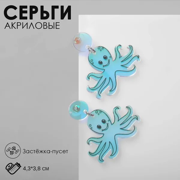 Серьги акрил