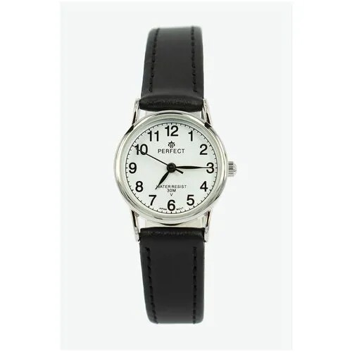 Perfect часы наручные, кварцевые, на батарейке, женские, металлический корпус, кожаный ремень, металлический браслет, с японским механизмом LX017-050-1