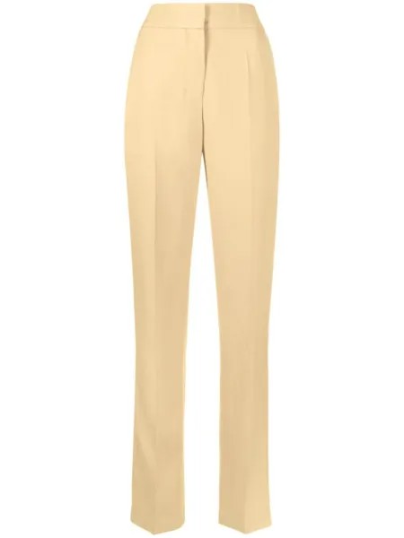 Jacquemus брюки Le pantalon Tibau, нейтральный цвет