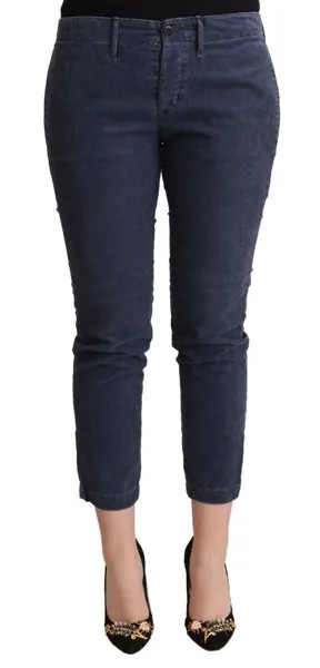 Джинсы BELLEROSE Синие хлопковые вельветовые укороченные брюки с заниженной талией s. Рекомендуемая розничная цена XS — 400 долларов США.