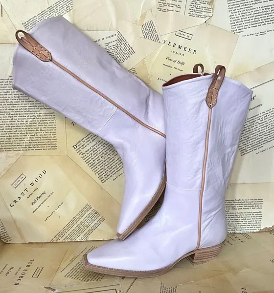 Высокие ботинки Free People We The Montage Western Pale Orchid Lavender 39/9 НОВИНКА