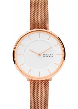 Швейцарские наручные  женские часы Skagen SKW3013. Коллекция Mesh