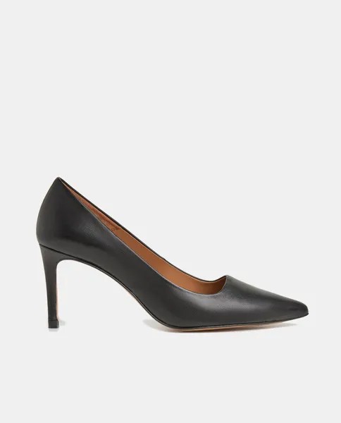 Женские кожаные туфли Charlie с острым носком и каблуком-шпилькой Flattered, черный