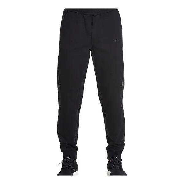 Спортивные штаны adidas neo Stripe Casual Bundle Feet Sports Pants Black, черный