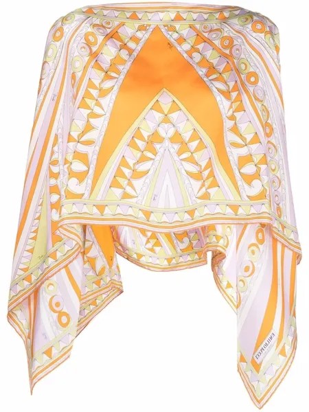 Emilio Pucci накидка с принтом Bandierine
