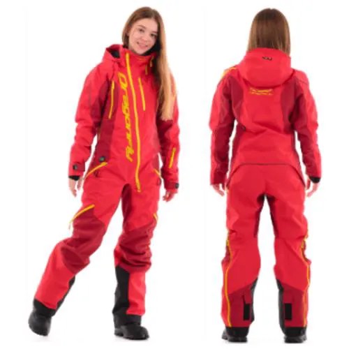 Dragonfly Комбинезон Extreme 2.0 Woman Red-Yellow с утеплителем S