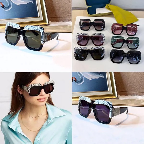 Женские очки в классическом стиле GG0484s, винтажные поляризационные солнцезащитные очки оверсайз в квадратной оправе, 2021