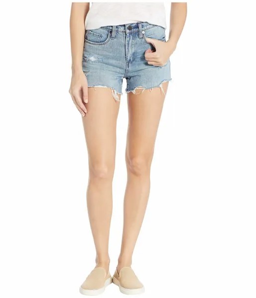 Шорты Blank NYC, The Barrow High-Rise Distressed Shorts in Top Notch