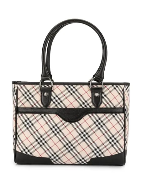 Burberry Pre-Owned сумка-тоут в клетку Classic Check