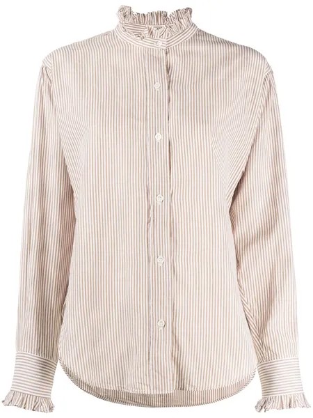 Isabel Marant Étoile рубашка Saoli с оборками на воротнике