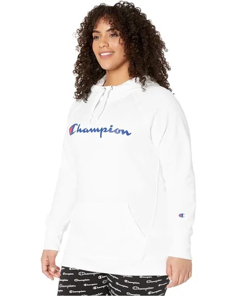 Худи Champion Plus Powerblend Graphic Hoodie, белый