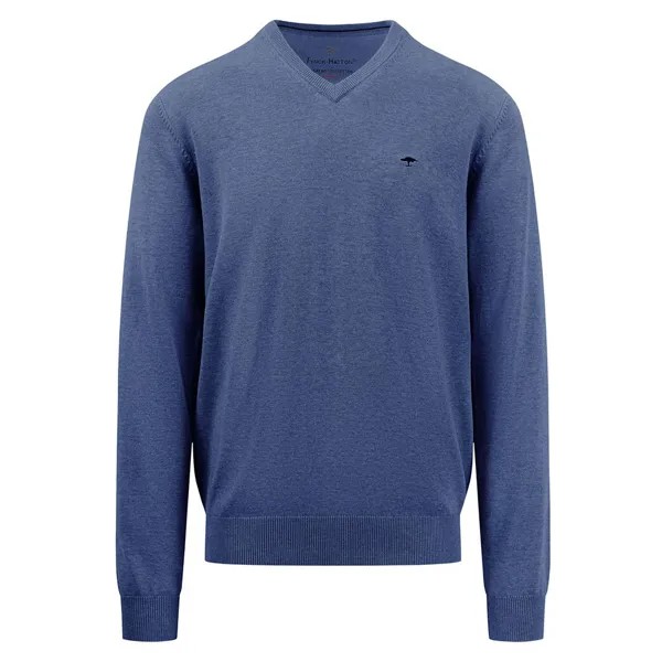 Свитер Fynch Hatton 1413211 V Neck, синий