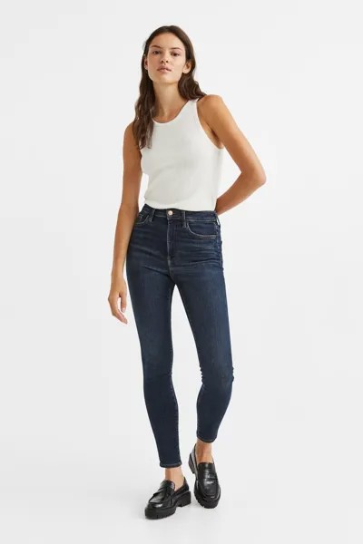 Джинсы женские H&M 0986211017 синие 4XL (доставка из-за рубежа)