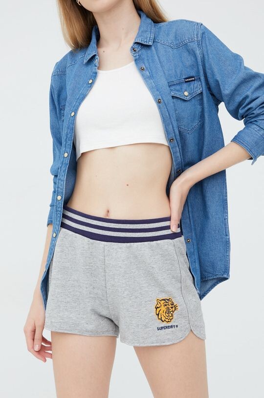 Шорты Superdry, серый