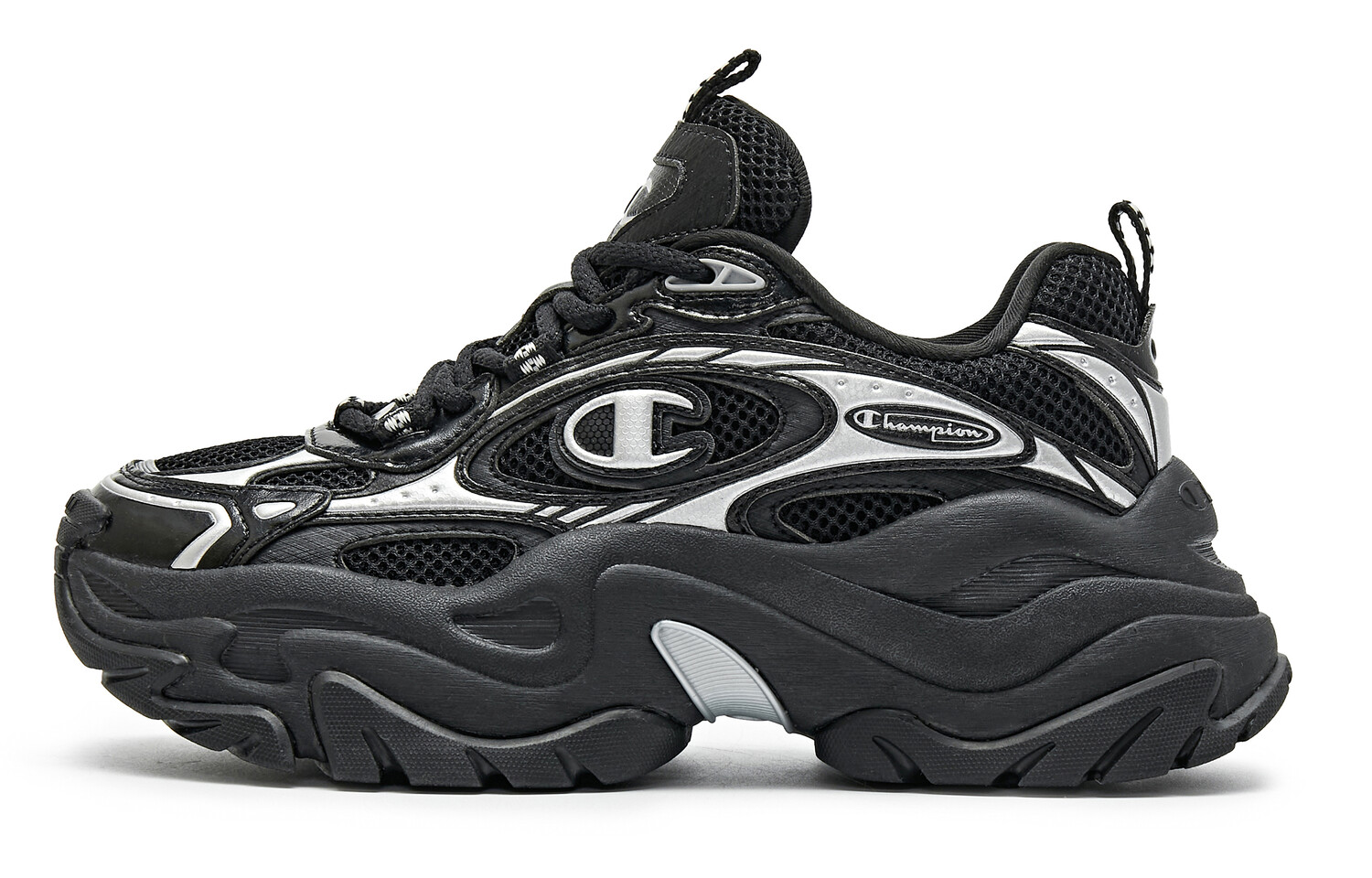 Кроссовки Champion Chunky Sneakers Women's Low-top Black, черный