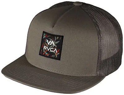 Кепка дальнобойщика для мальчика RVCA ATW — серая — новинка