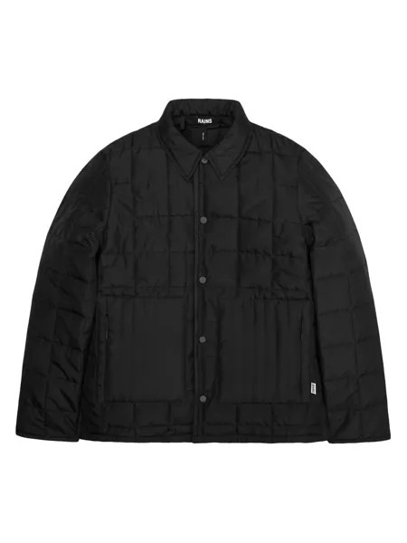 Куртка-рубашка с подкладкой Rains, черный