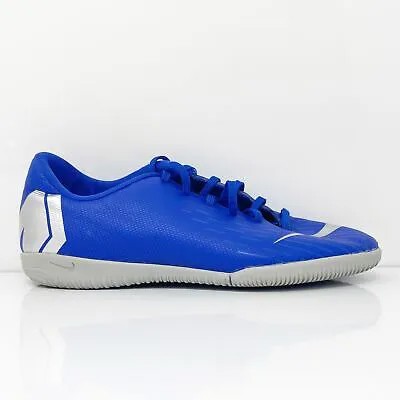 Футбольные бутсы Nike Boys Vapor 12 Academy AJ3101-400 синие, размер 4,5 года