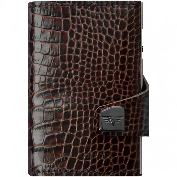 Кошелек унисекс Tru Virtu CLICK&SLIDE croco brown