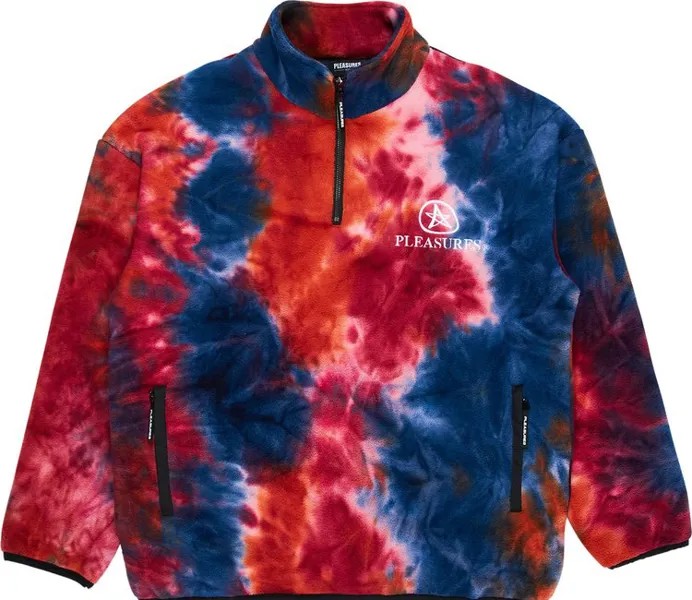 Толстовка Pleasures Caffeine Polar Fleece Quarter Zip 'Orange', оранжевый