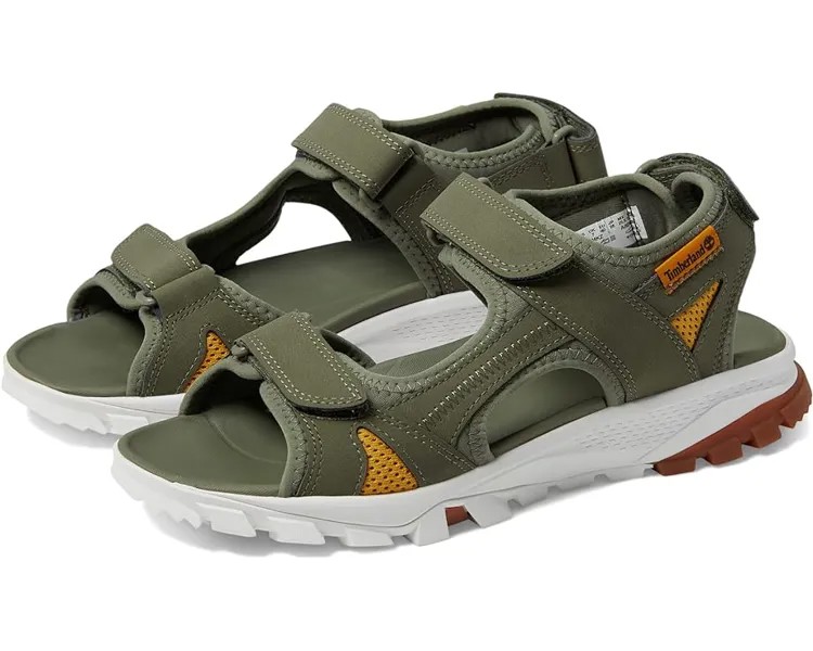 Сандалии Timberland Lincoln Peak Strap Sandal, цвет Dark Green Leather