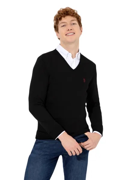 Пуловер мужской U.S. POLO Assn. g081sz0tk0enrique-sk22 черный S