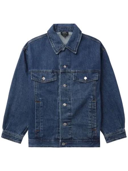 A.P.C. джинсовая куртка Elvis, синий